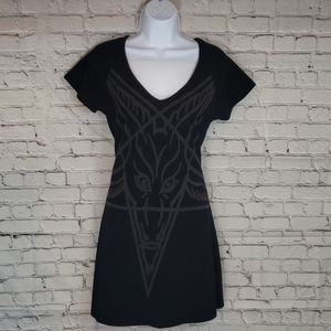 💀Kreepsville 666💀 Mark of the Beast Shirt Dress